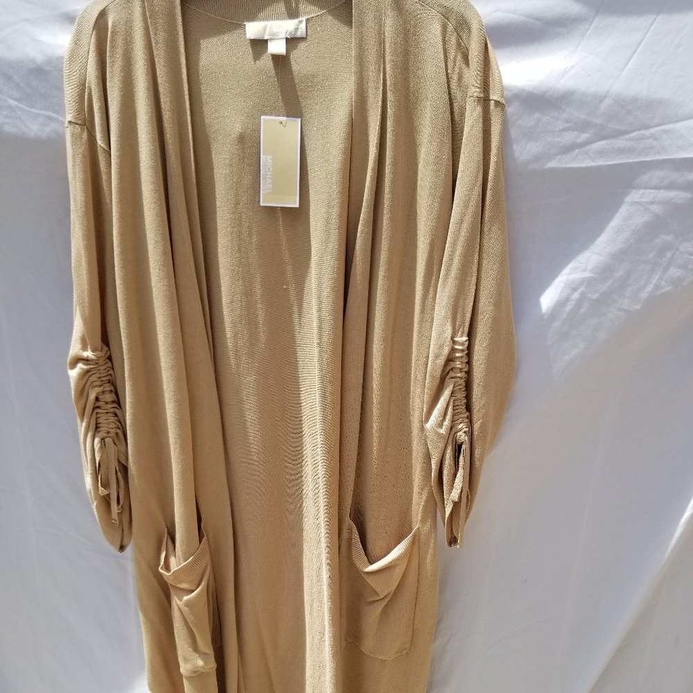 Michael Michael Kors Long Cover up Size XL Color Gold  Khaki QH160BX9CE